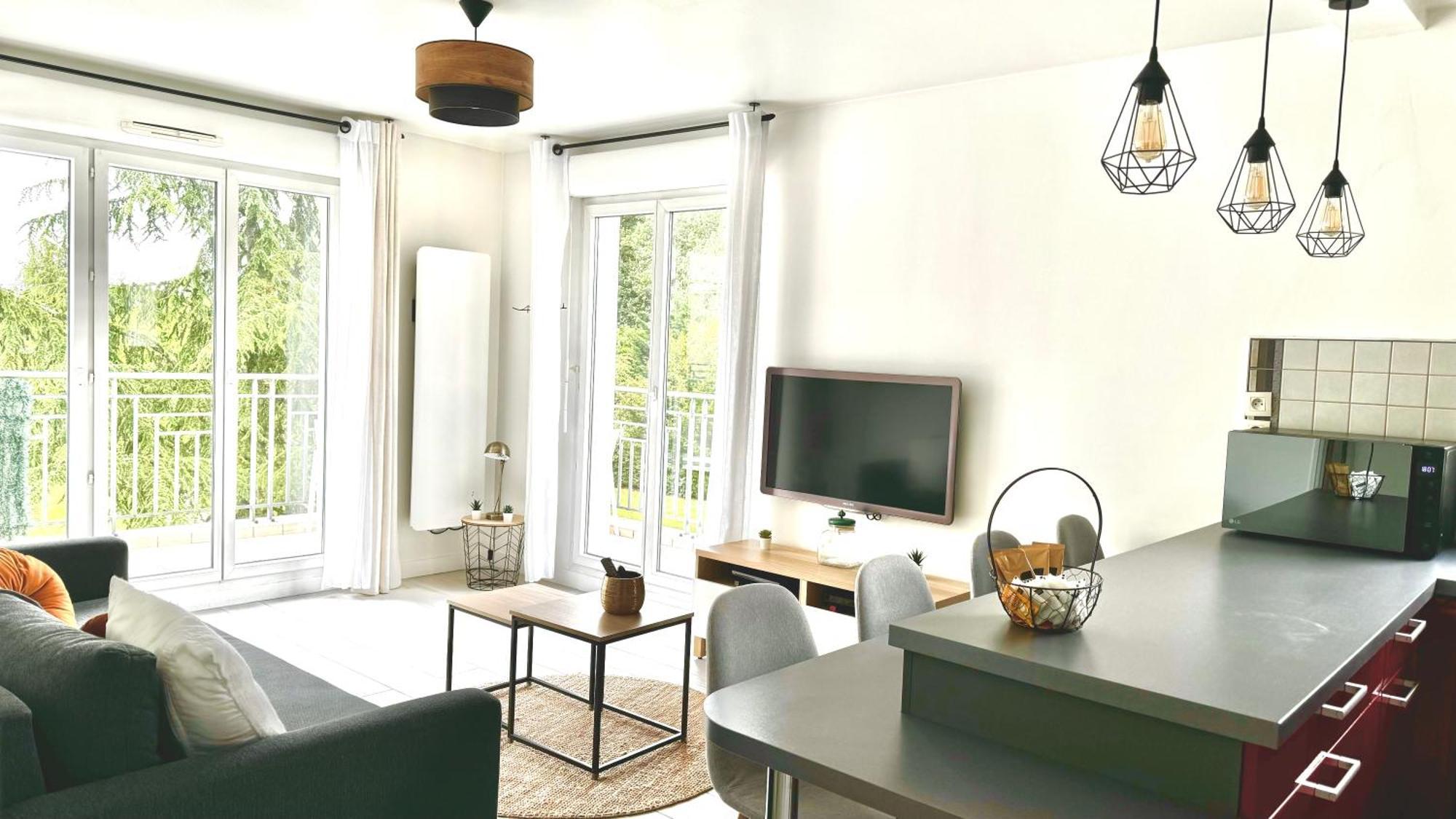Appartement Central 6 Personnes A 10 Minutes De Disneyland Montévrain Esterno foto
